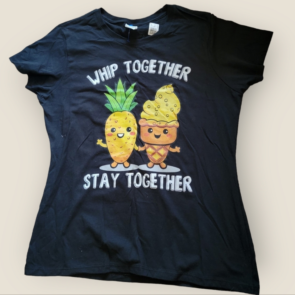 Pineapple Graphic Tee, Short-sleeve Ladies Shirt